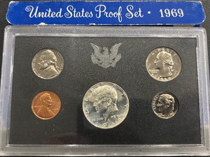 lot 58 image: 1969-S Proof Set