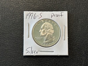 lot 87 image: 1996-S Washington Silver Quarter Proof