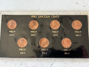lot 100 image: 1982 Lincoln Cent Set