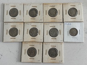 lot 192 image: Buffalo Nickels
