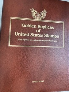 lot 171 image: Gold Foil Replica Stamps
