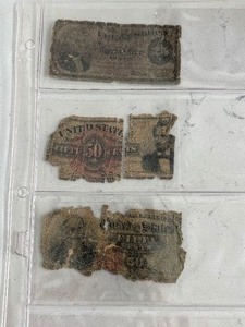 lot 176 image: Fractional Currency