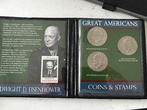 lot 119 image: Eisenhower Dollar Coins