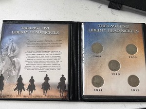 lot 120 image: Last Five Liberty Head Nickels