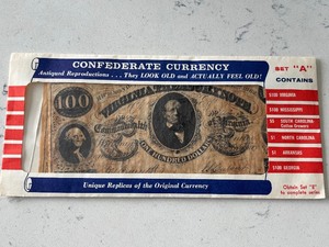 lot 130 image: Replica Confederate and Other Currency
