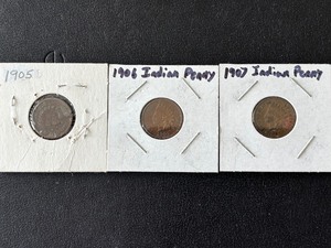 lot 144 image: Indian Head Cents
