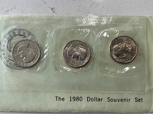 lot 151 image: 1980 Susan B. Anthony Dollar Set
