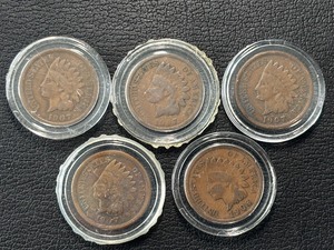lot 164 image: Indian Head Cents