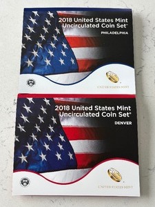 lot 168 image: 2018 P & D Mint Sets