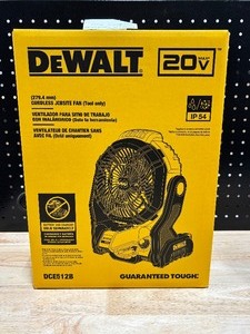 lot 2 image: DeWalt 20V Cordless Job Site Fan Tool Only NEW