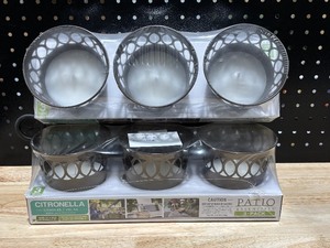 lot 3 image: Citronella Patio Candles