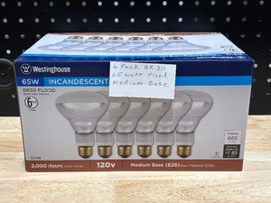 lot 11 image: 6 Pack BR30 Light Bulbs
