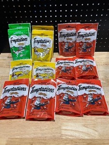 lot 72 image: Assorted Temptations Cat Treats 14 Bags