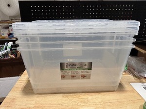 lot 47 image: Greenmade 45 Quart Storage Totes