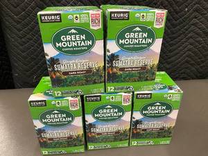 lot 15 image: 10 Boxes of Green Mountain Sumatra Reserve Dark Roast Coffee Pods