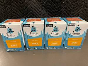 lot 50 image: Lot of 4 Keurig Caribou Coffee Daybreak Light Roast Pods