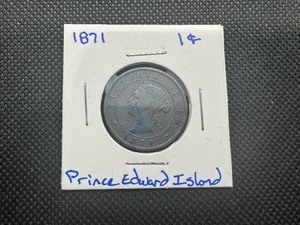 lot 43 image: 1871 Prince Edward Island 1 Cent