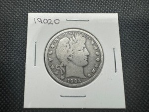 lot 49 image: 1902O Barber Half Dollar