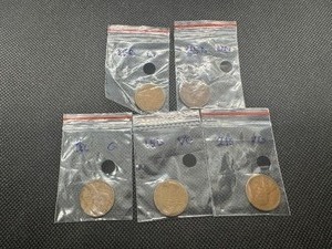lot 72 image: (5) Nicer Wheat Cents, 13D, 15D, 21S, 25D, 32