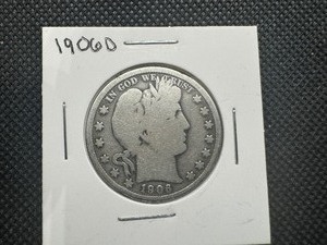 lot 76 image: 1906 D Barber Half Dollar