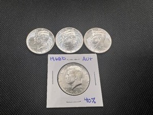 lot 81 image: High Grade 1968 D  (3) BU 2023 Halves