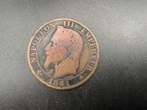 lot 83 image: Napolean Empire Cinq Centimes