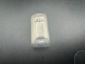 50 gram .999 Poured Silver Ingot, Guaranteed - Sigma tested