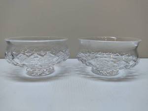 lot 50 image: WATERFORD Pair of Comeragh Footed Bowls