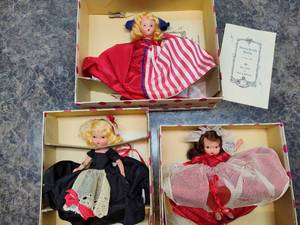 lot 65 image: Nancy Ann Storybook Dolls in Original Boxes
