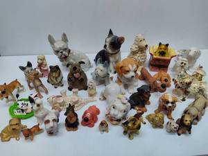 lot 77 image: Lot of Asst Dog Figurines