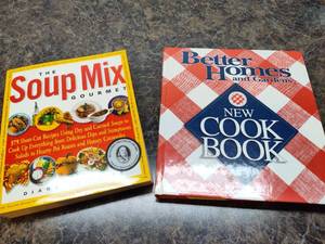lot 99 image: Soup & Betty Crocker Cookbooks