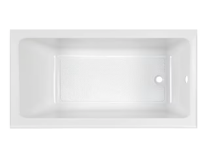 lot 101 image: American Standard Studio 60 in. x 32 in. Soaking Bathtub with Right Hand Drain in White