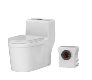 lot 112 image: Upflush Macerating Toilet System For Basement in White