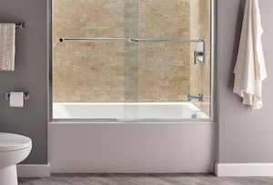lot 116 image: American Standard Studio 60 in. x 32 in. Soaking Bathtub with Right Hand Drain in White