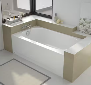 lot 170 image: Bootz Kona 54 in. x 30 in. Soaking Bathtub with Left Drain in White Porcelain