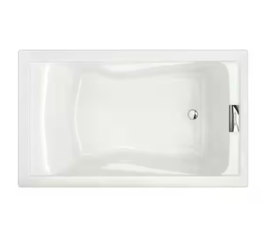 lot 179 image: American Standard Evolution 60 in. x 36 in. Deep Soaking Bathtub with Reversible Drain in White