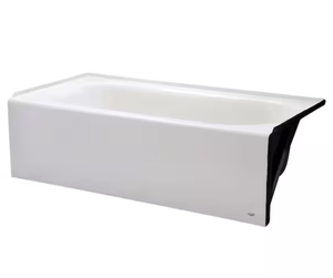 lot 169 image: American Standard Princeton 60 in. x 30 in. Soaking Bathtub with Right Hand Drain in White