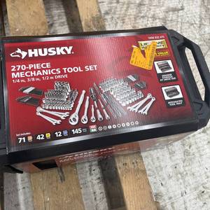 lot 163 image: Husky Mechanics Tool Set (270-Piece)