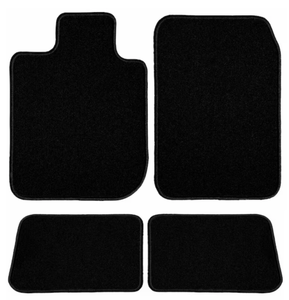 lot 115 image: Honda Civic Coupe Black Classic Carpet Car MatsFloor Mats For 2016-2020 Driver Passenger and Rear Mats