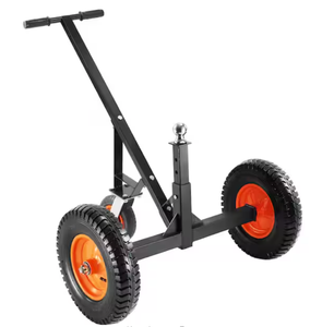 lot 124 image: Adjustable Trailer Dolly 1000 lbs. Capacity with 2 in. Hitch Ball Steel Trailer Mover