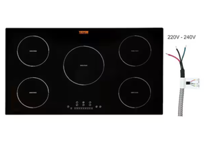 lot 142 image: 35.4 in. x 20.5 in. Built-in Induction Electric Stove Top with 5-Burners Ceramic Cooktop with Child Safety Lock