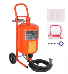 60-110 PSI High Pressure Sandblaster 5 Gal. Air Tool Sand Blaster Portable Abrasive Blasting Tank