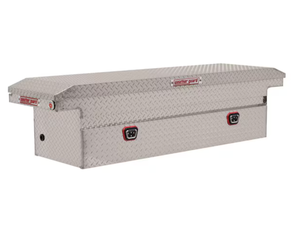 lot 174 image: Weather Guard 72 in. Diamond Plate Aluminum Full Size Low Profile Truck Tool Box