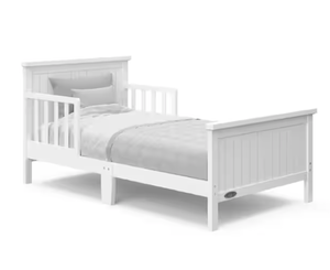 lot 195 image: Graco Bailey White Toddler Bed NEW