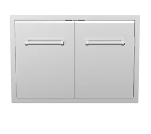 lot 212 image: 33 in. Outdoor Kitchen Built-In Grill Cabinet Double Access Door by Spire