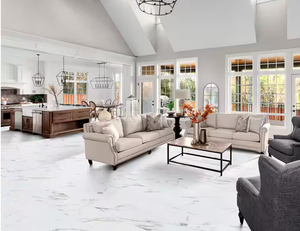 lot 252 image: LIFEPROOF Eagle Ridge Marble 22 MIL Waterproof Click Lock Vinyl Plank Flooring 28 Cases (592sf total)