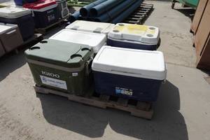 lot 224 image: Pallet of Coolers