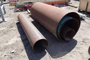 lot 215 image: Large Steel Pipe