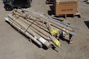 lot 73 image: Assorted Threaded Rod - Some Solid Stainless Rod