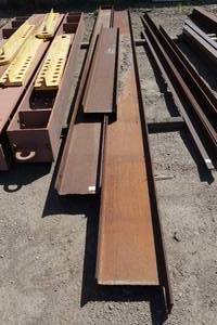 lot 91 image: Steel I-Beams - 12 x 5
